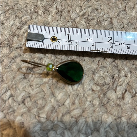 Green Earrings - Picture 3 of 3